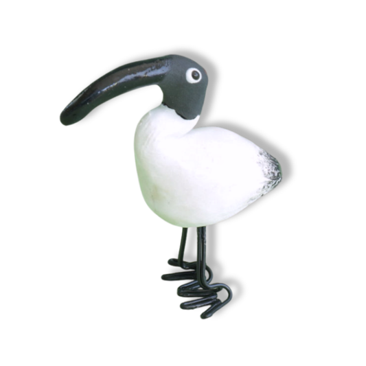 Green Bird Ceramics Ibis Figure