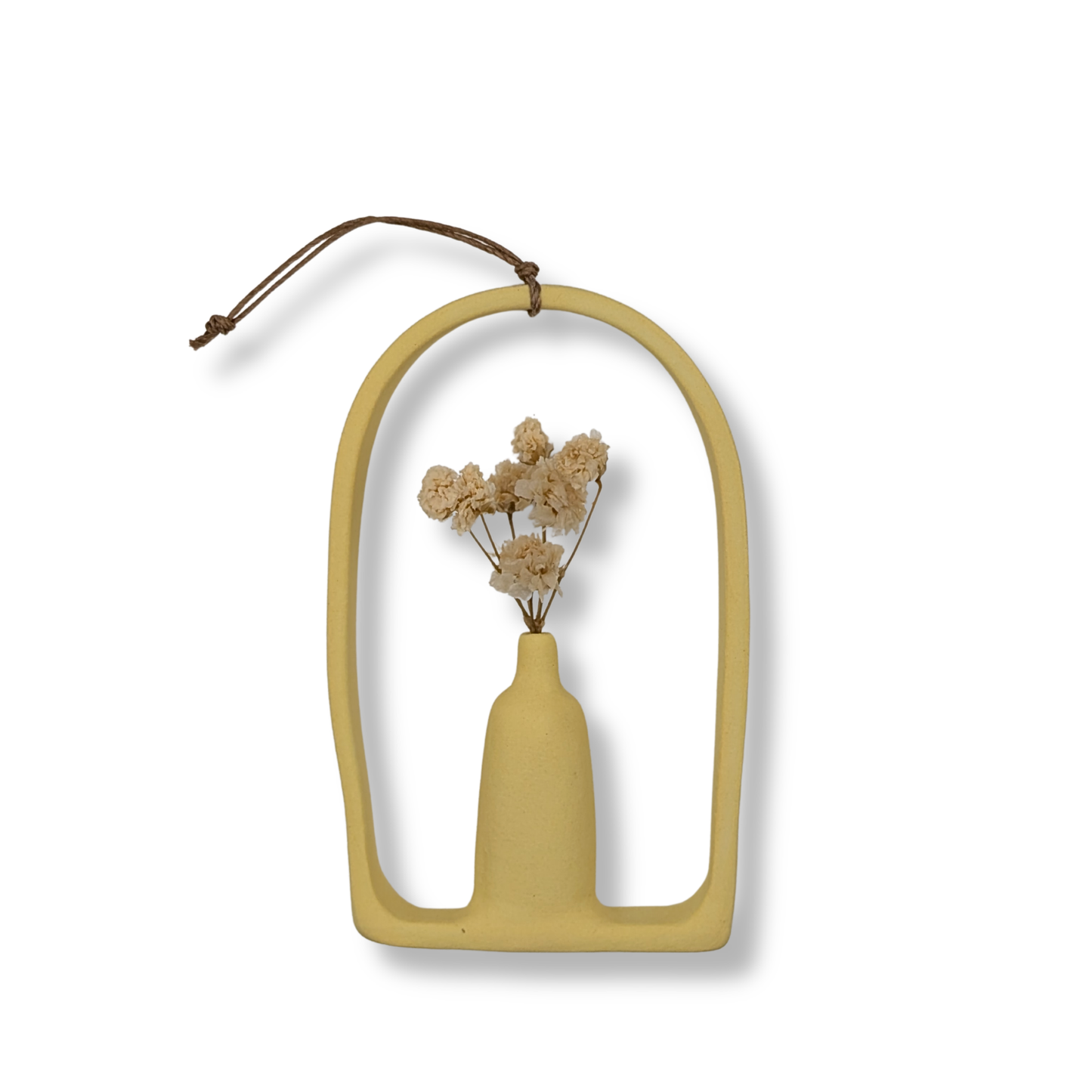 Illy's Wall Porcelain Extra Mini Frame Vase | #1 Yellow
