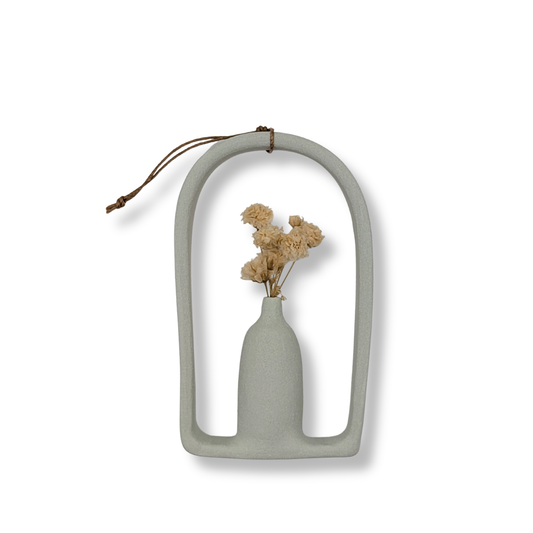 Illy's Wall Porcelain Extra Mini Frame Vase | #4 Pale Green