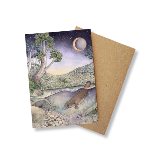 Ingrid Bartkowiak Greeting Card | Platypus Tarn