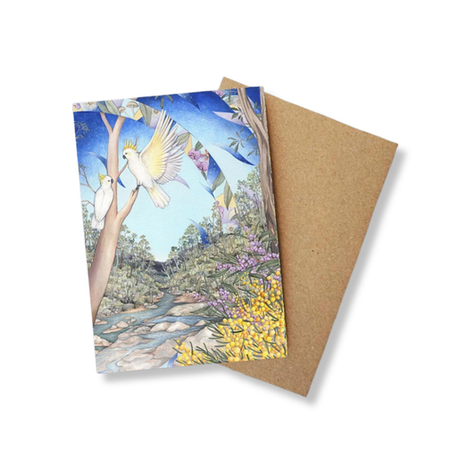 Ingrid Bartkowiak Greeting Card | Sulphur-Crested Cockatoos