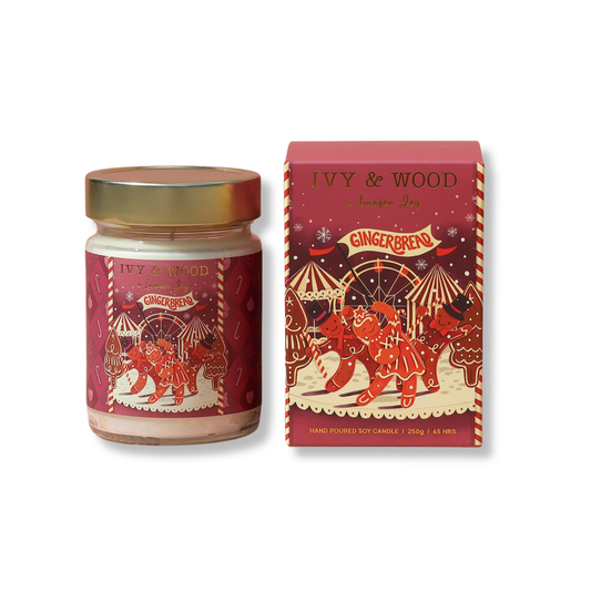 Ivy & Wood Christmas Candle | Gingerbread