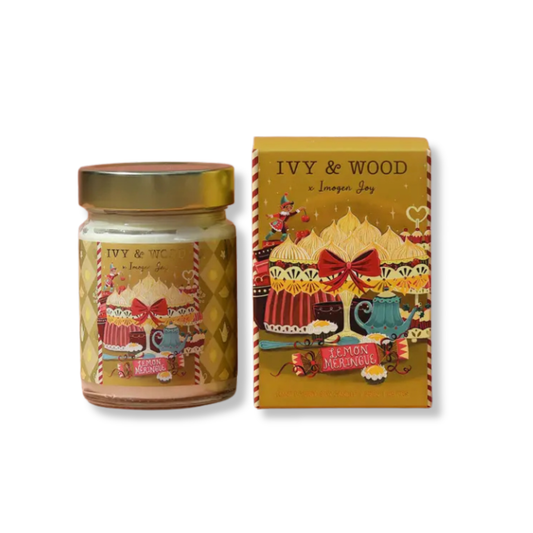 Ivy & Wood Christmas Candle | Lemon Meringue