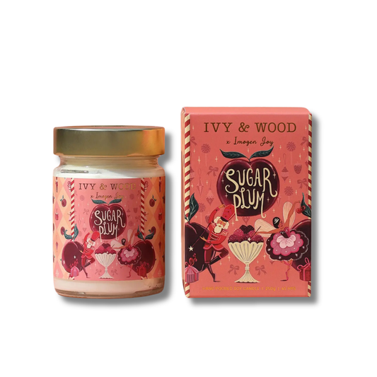 Ivy & Wood Christmas Candle | Sugar Plum