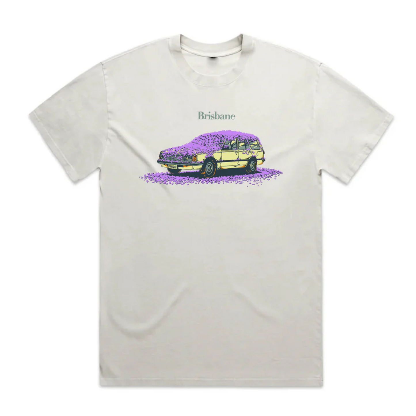 Phoebe Paradise T-shirt | Jacaranda Season - White