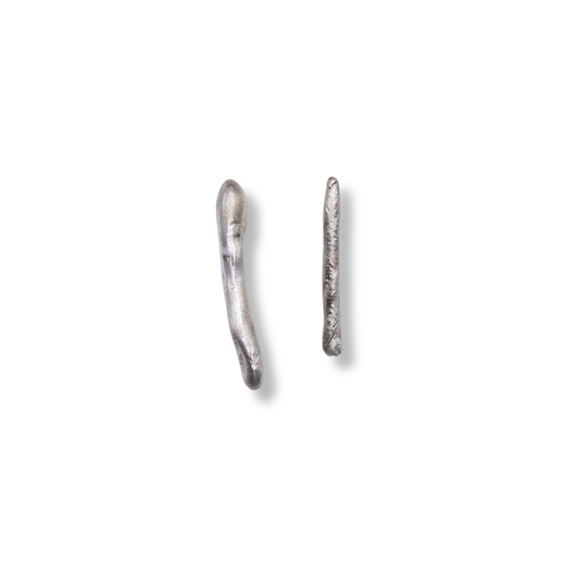 Jessica Nothdurft Earrings | Solid Sterling Silver Asymmetrical Studs