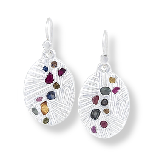 Jewellery by Xiao Earrings | Rough Precious Drops #1