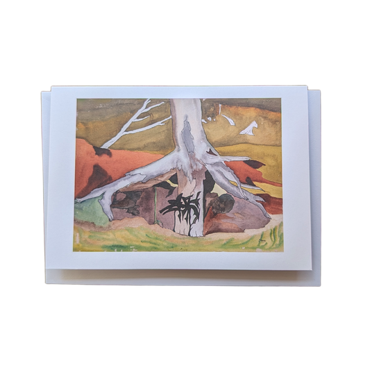 Joyce Hyam Greeting Card | Cribb Island Mangrove Tree Study II