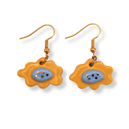 Kathy Gardiner Earrings | Lemon Garden Floral Drops