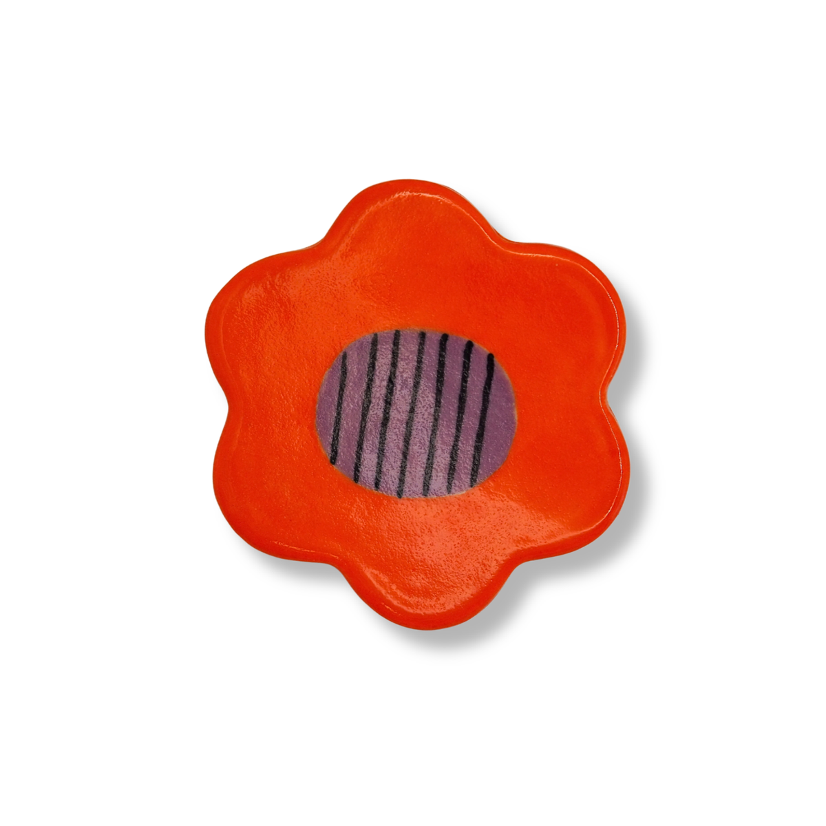 Kathy Gardiner Brooch | Orange Poppin Poppies