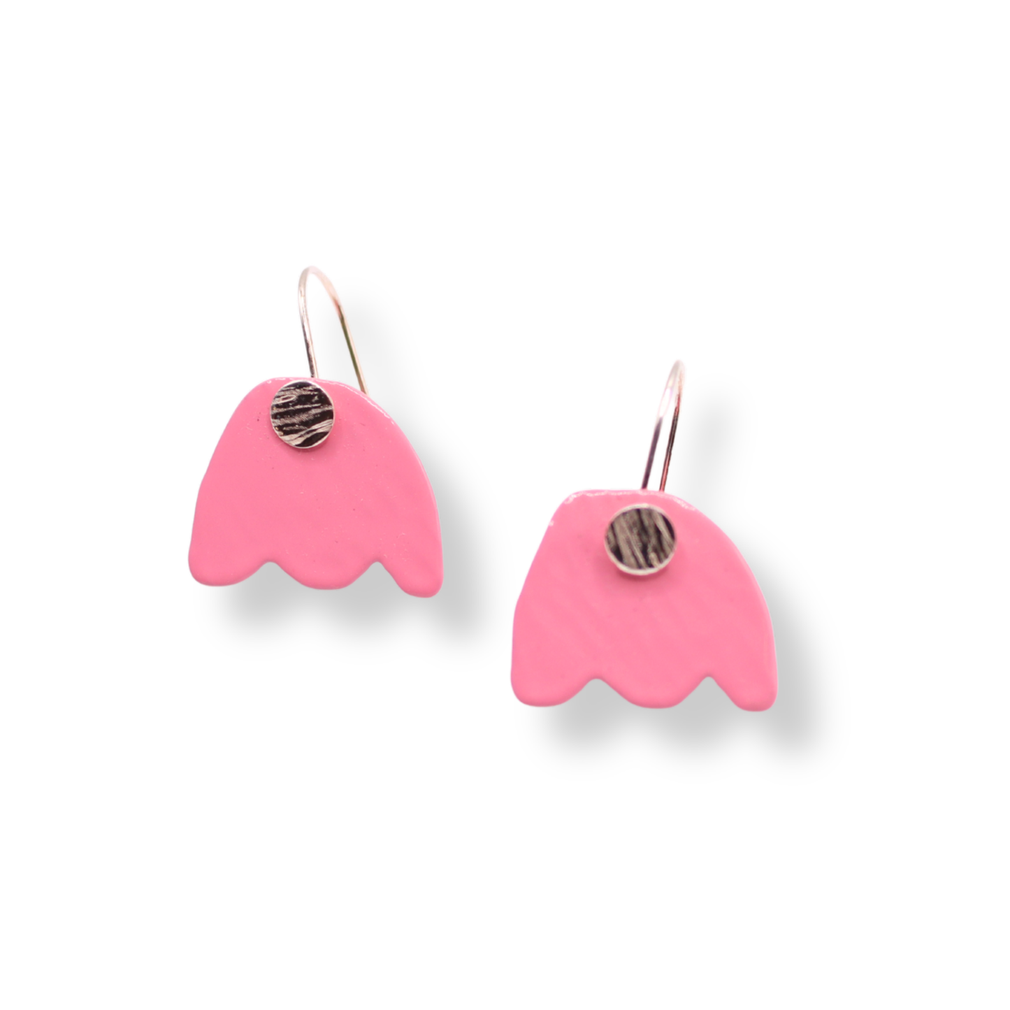 Katie Stormonth Earrings | Pacman Hook Pink