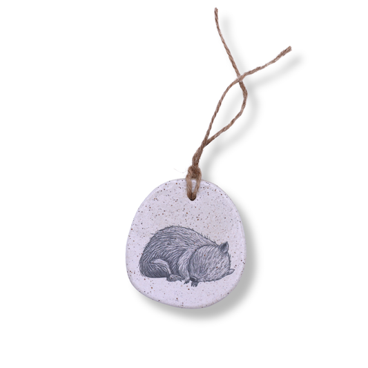 Kim Wallace x Renee Treml Ornament | Wombat