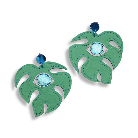 Kimi Schieren Earrings | Monstera