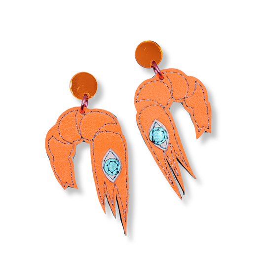 Kimi Schieren Earrings | Small Prawn #2