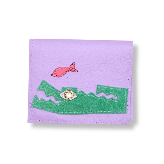 Kimi Schieren Flip Wallet | Crocodile