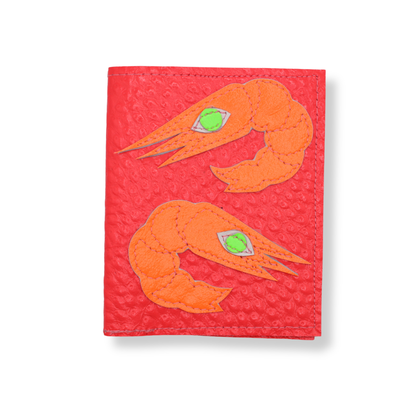 Kimi Schieren Flip Wallet | Prawn #1