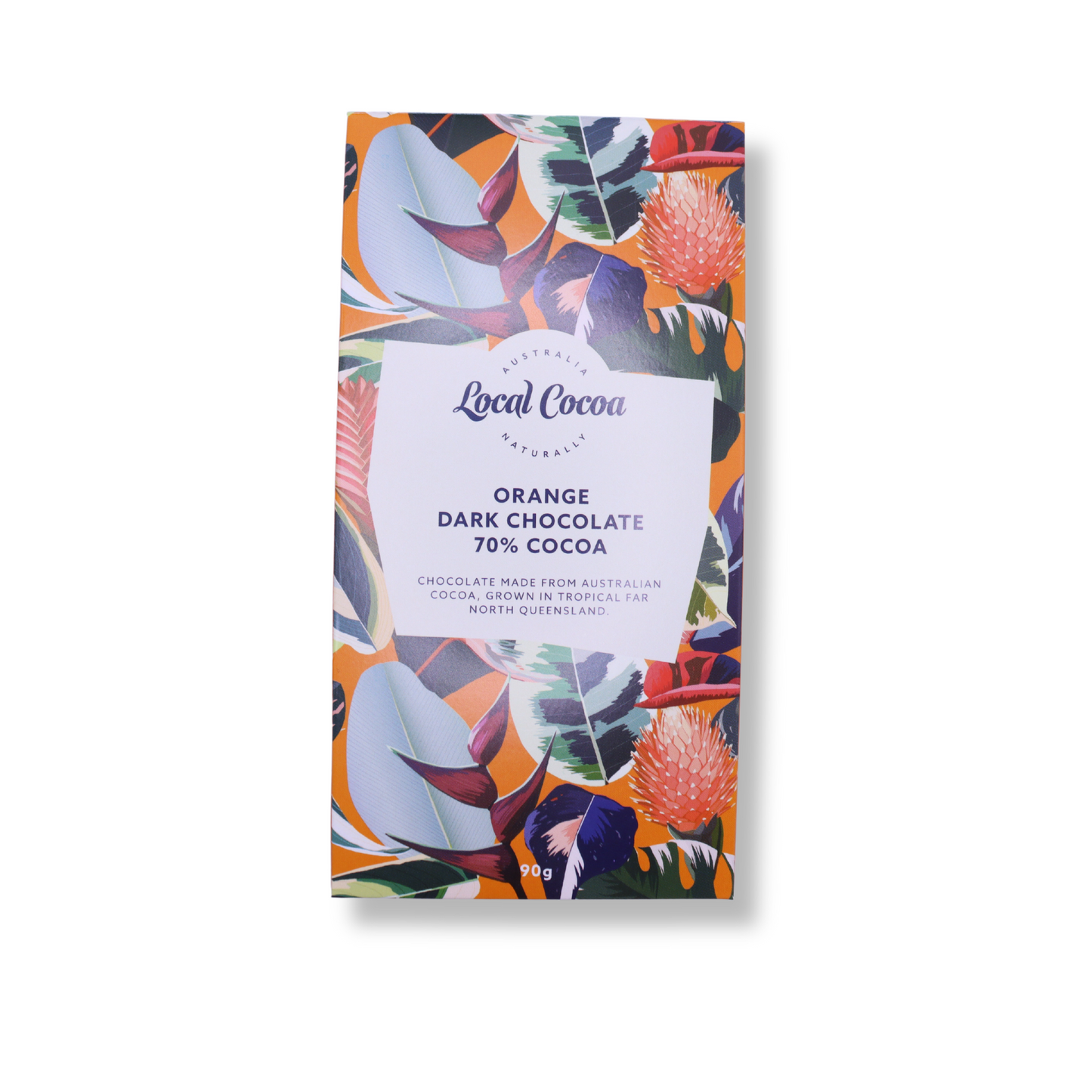 Local Cocoa | Orange Dark Chocolate Bar