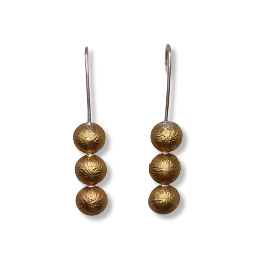 Mari Hirata Earrings | Golden Wattle