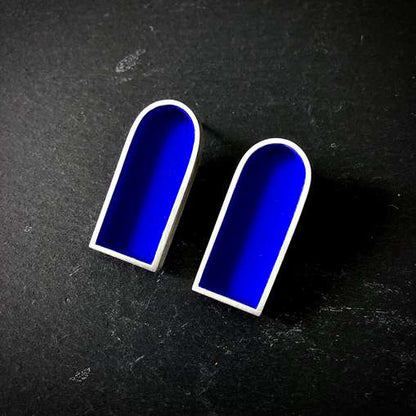 Mari Hirata Earrings | Deepest Blues Arch