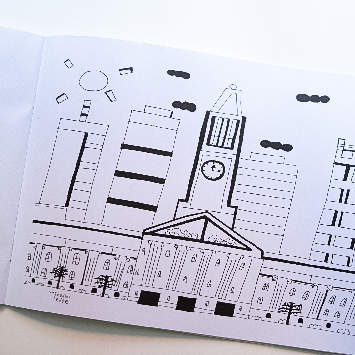 Welcome to Brisbane Colouring Book by Martin Edge