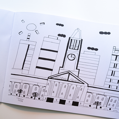 Welcome to Brisbane Colouring Book by Martin Edge