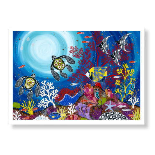Melanie Hava Print Medium | A Reef Wonderland