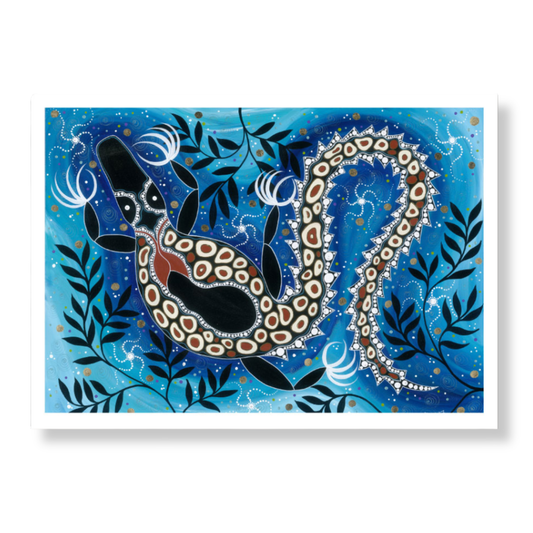 Melanie Hava Print Medium | Crocodile Lurking