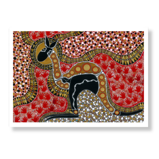 Melanie Hava Print Medium | Red Kangaroo