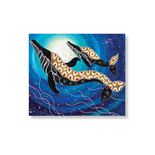 Melanie Hava Greeting Card | Humpback Whales