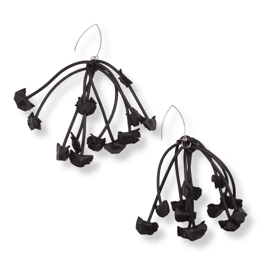 Mika's Design Planet Earrings | Black