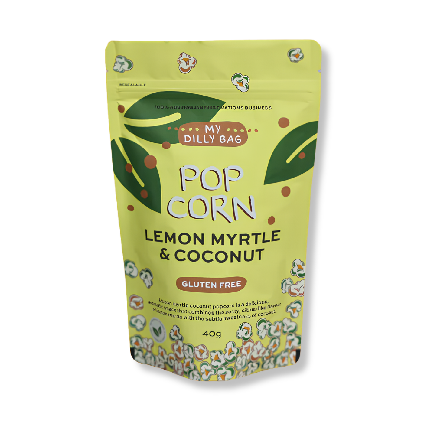 My Dilly Bag | Lemon Myrtle and Coconut Popcorn