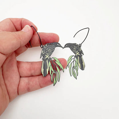 Denz Regent Honeyeater Earrings