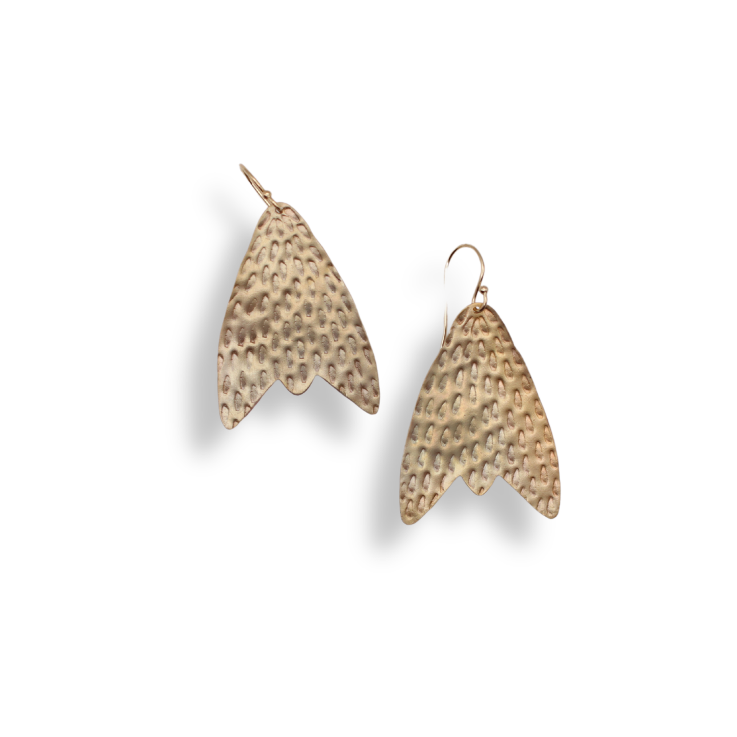 Nicole Jakins Earrings | Golden Ghost Moth