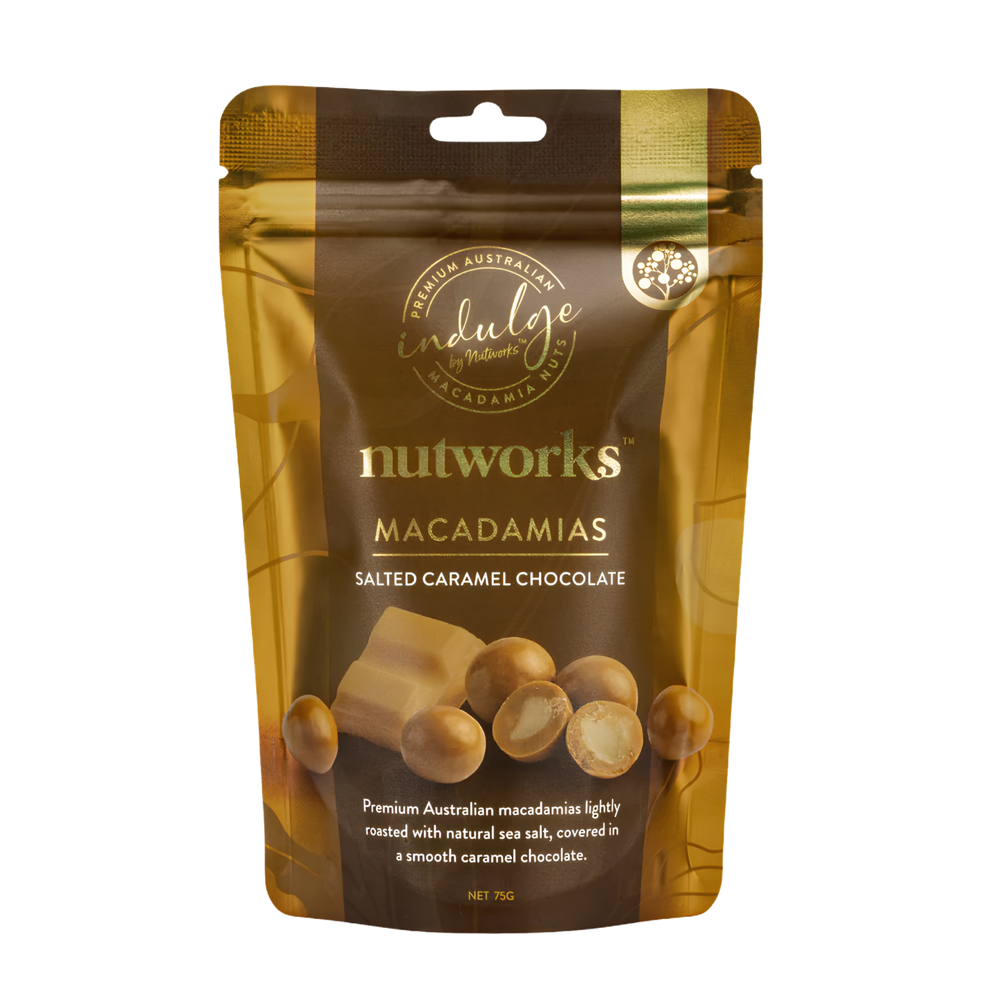 Nutworks Salted Caramel Macadamias 75 g