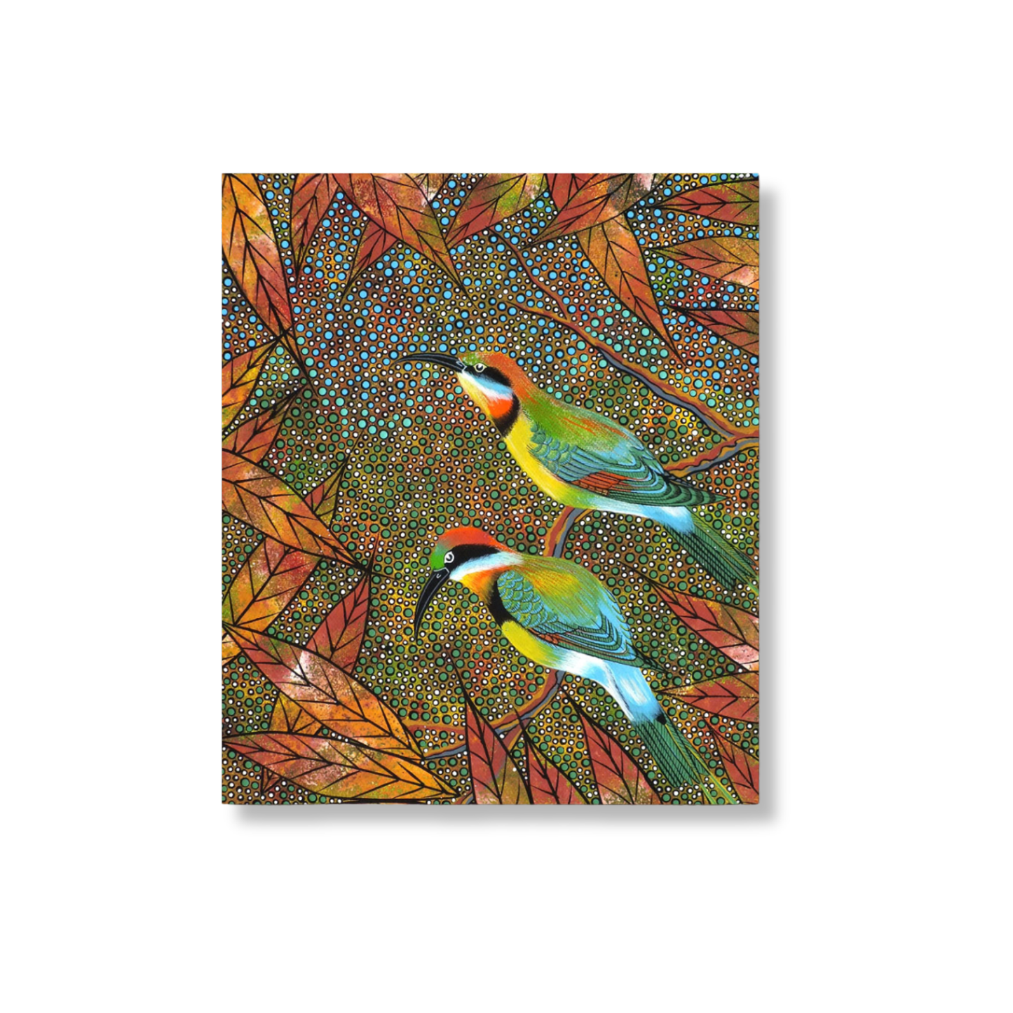 Oral James Roberts Greeting Card | Rainbow Bee Eaters