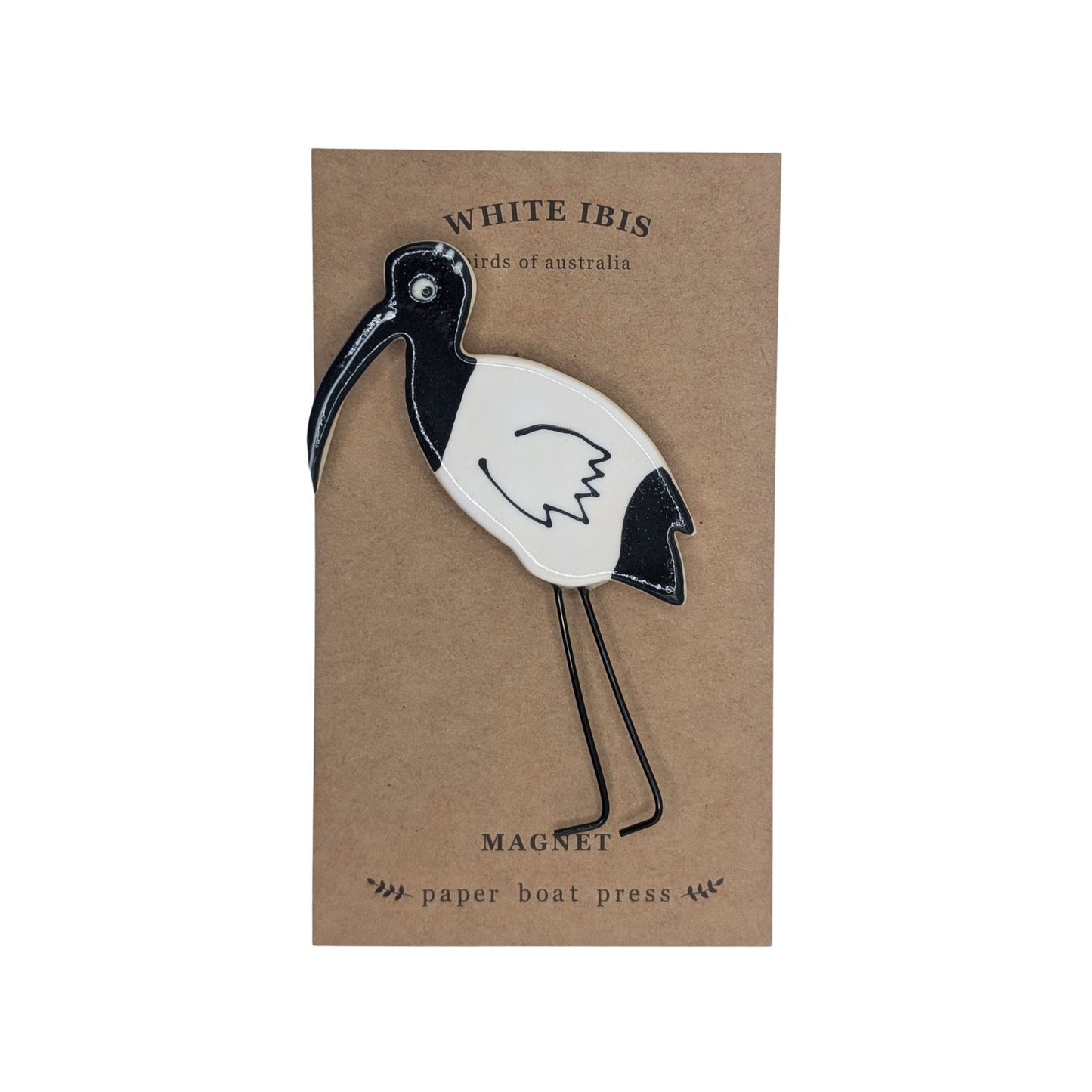 Paper Boat Press Magnet | Ibis