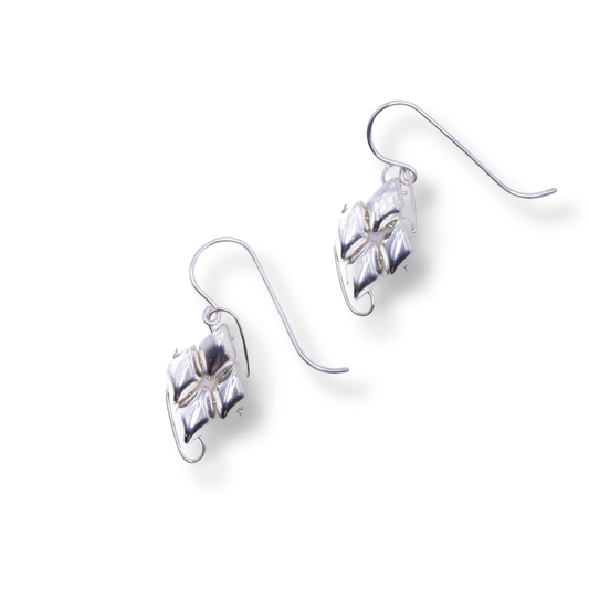 Paula Dunlop Diamond Wirework Earrings | Silver Plated
