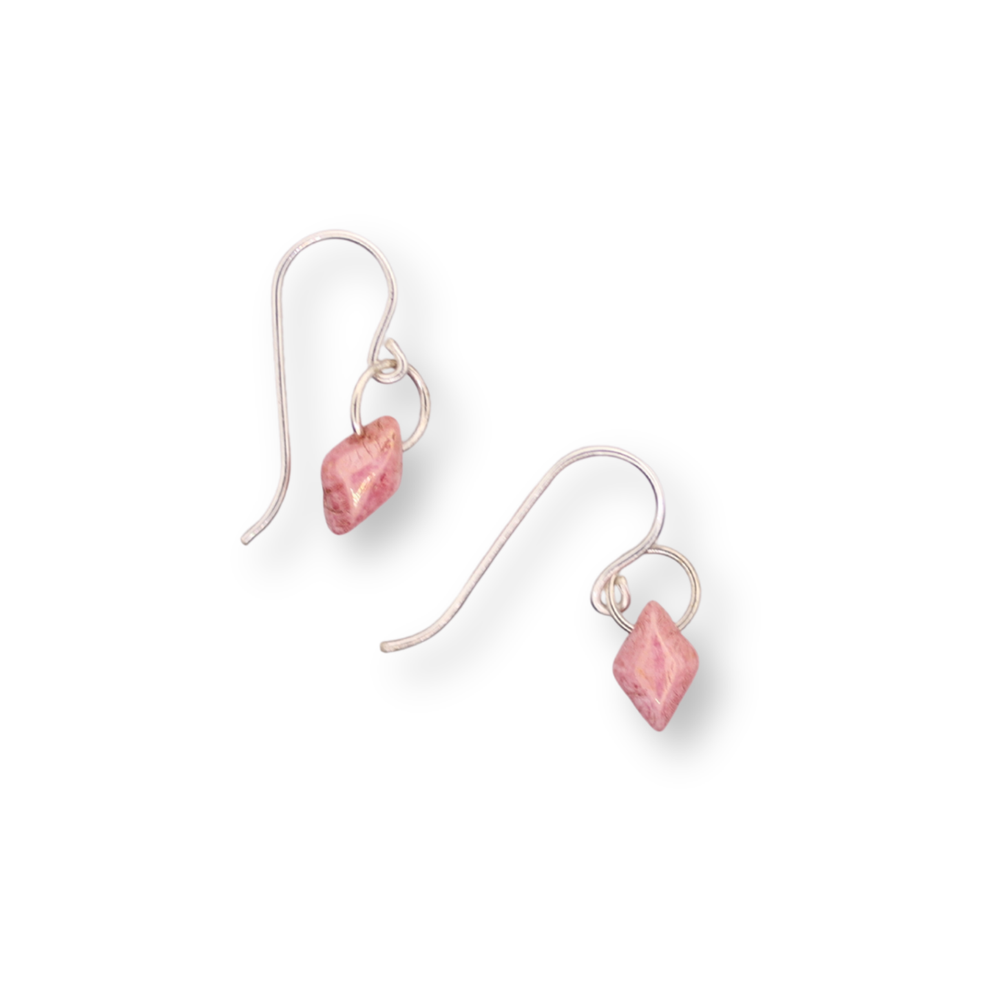 Paula Dunlop Lone Bead Earrings | Opaque Chalk Pink