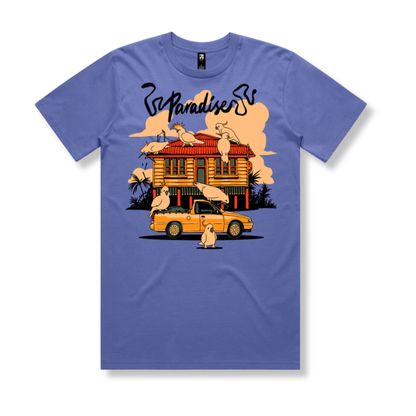 Phoebe Paradise Cockatoo T-shirt | Agents of Chaos - Lapis