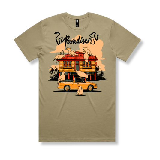 Phoebe Paradise Cockatoo T-shirt | Agents of Chaos - Safari