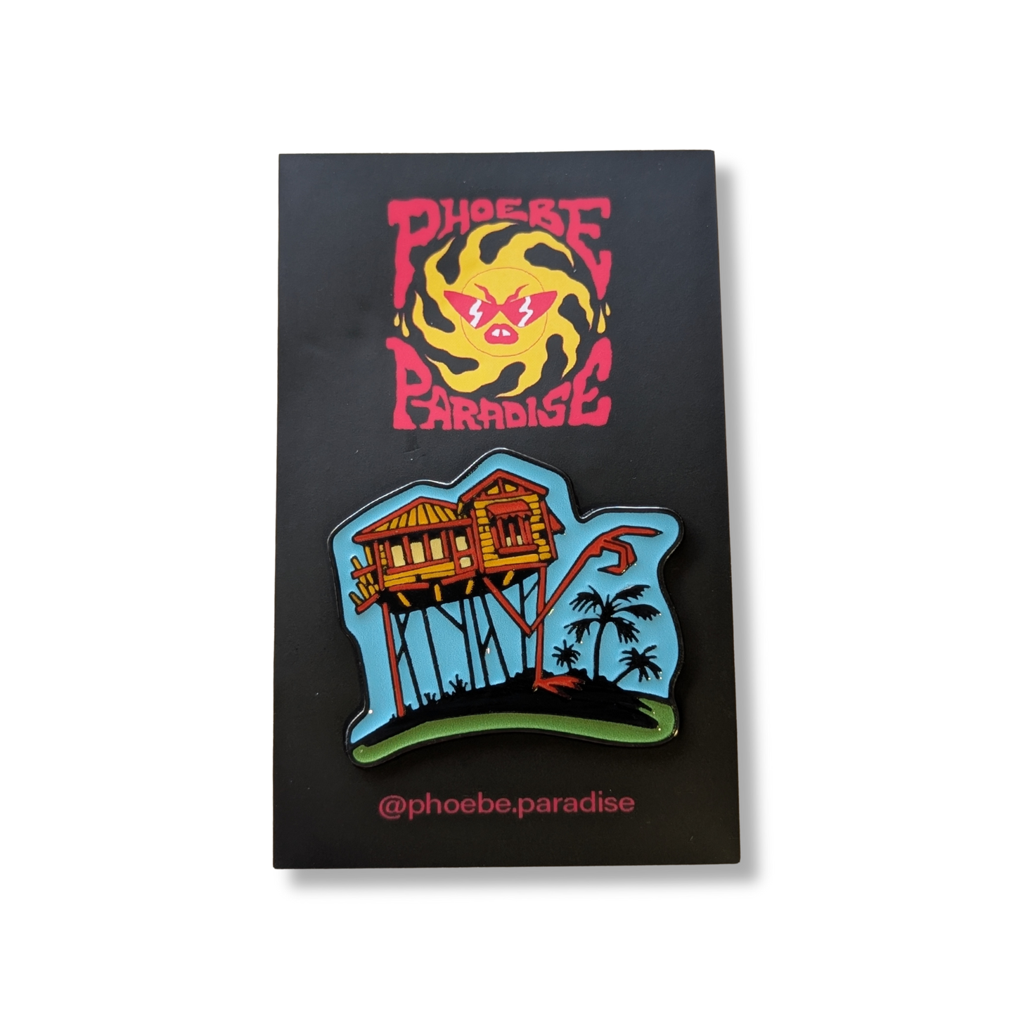 Phoebe Paradise Enamel Pin | Daddy Long Legs