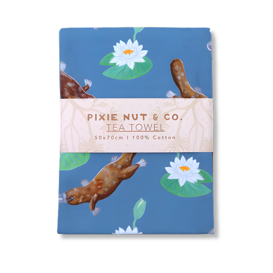 Pixie Nut & Co. Tea Towel | Platypus