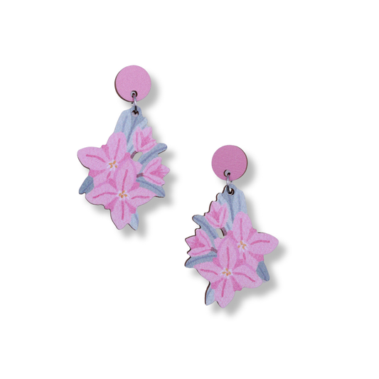 Pixie Nut Earrings | Boronia Wildflower