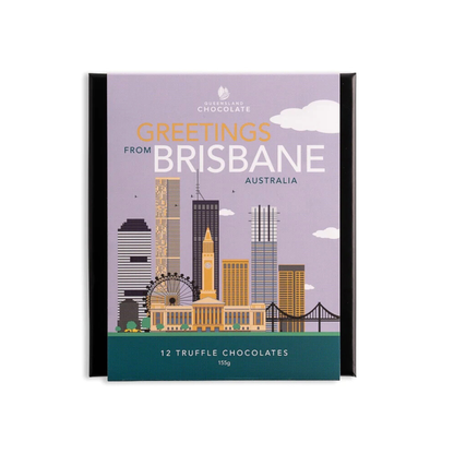 Greetings from Brisbane Truffle Gift Box 12pc