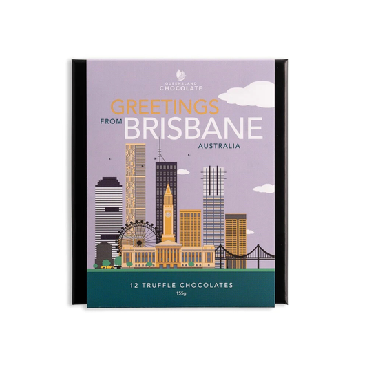 Greetings from Brisbane Truffle Gift Box 12pc