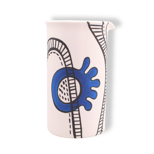 Ronelle Clarke Aegean Blue Beaker Jug #5