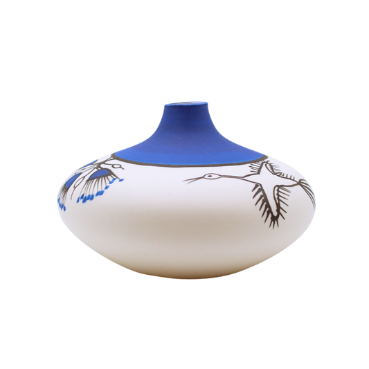 Ronelle Clarke River Series Flat Vase #2