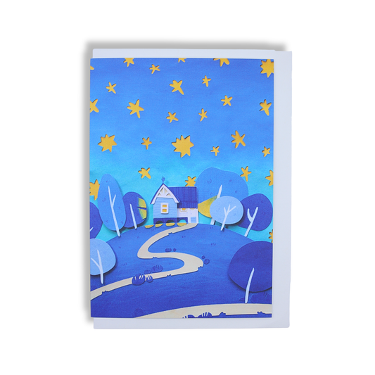 Sarah Capon Greeting Card | House on the Hill