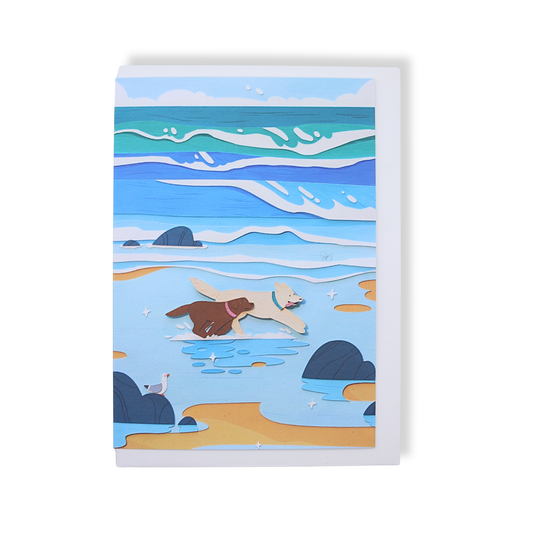 Sarah Capon Greeting Card | Beach Freedom