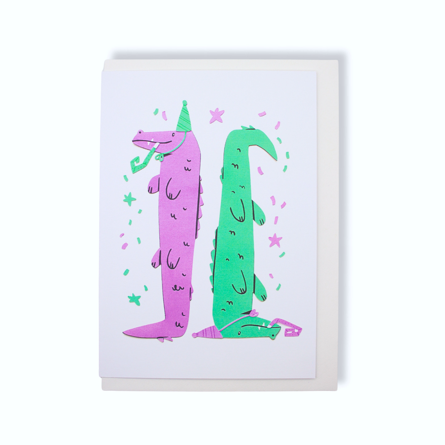 Sarah Capon Greeting Card | Birthday Crocs